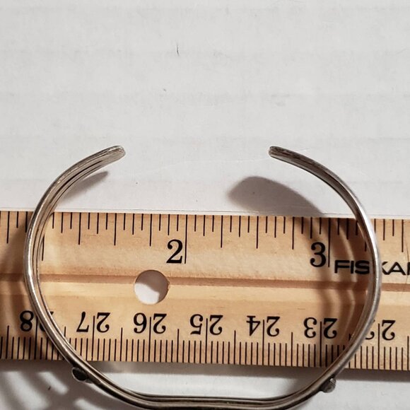 Navajo Turquoise Sterling Cuff sz 6.75   (NAB 1023) - Picture 9 of 10